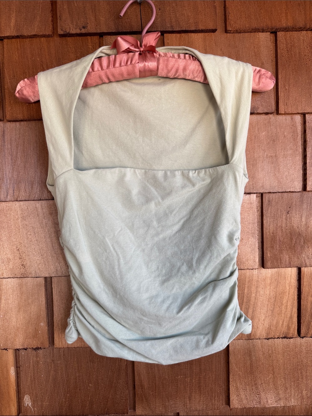 Abercrombie & Fitch Square-Neck Tank Top in Pale Mint